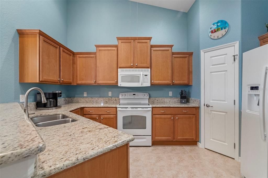 Beautiful kitchen with granite.