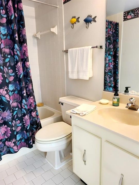 Guest Bath with tub and shower