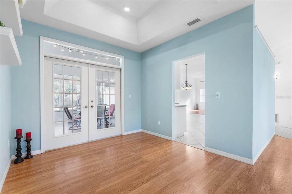 Formal Dining Room with pass through to kitchen