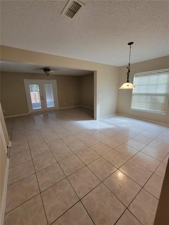 Dinning into living room