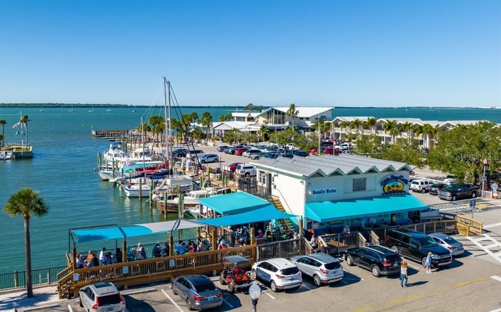 Downtown Dunedin Pier/Restaurant Arial