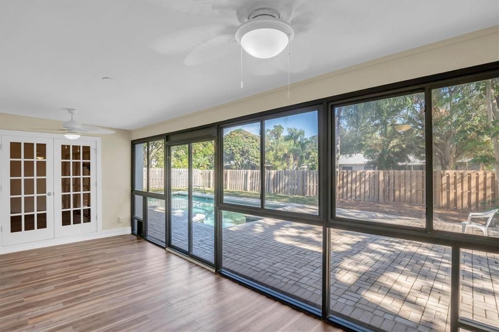 Air Conditioned Enclosed Porch (Florida room)