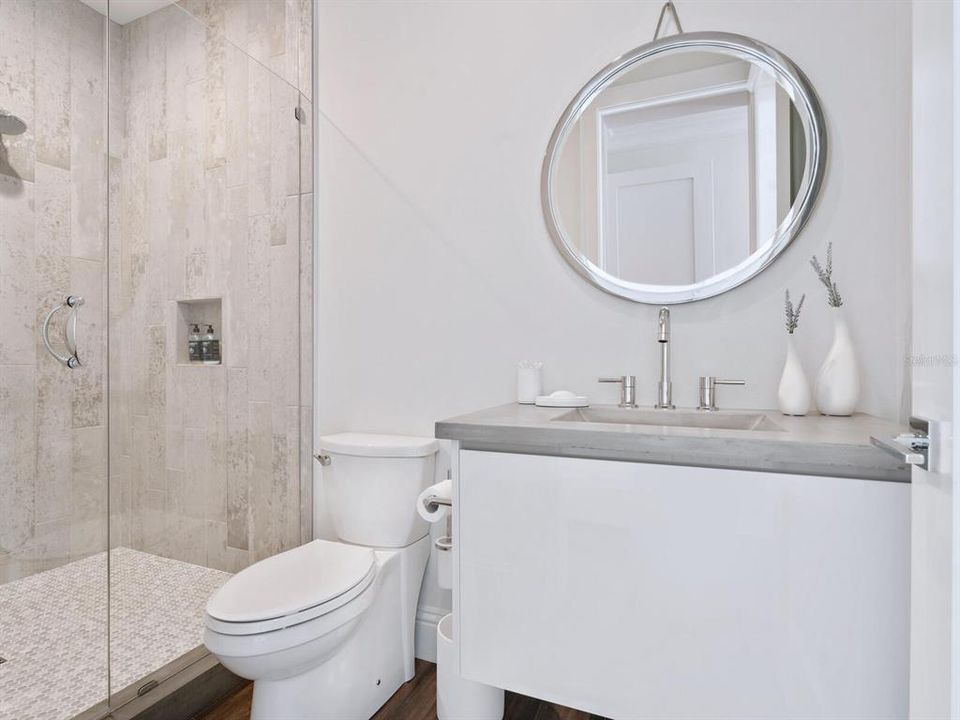 Secondary/Guest room ensuite bath.