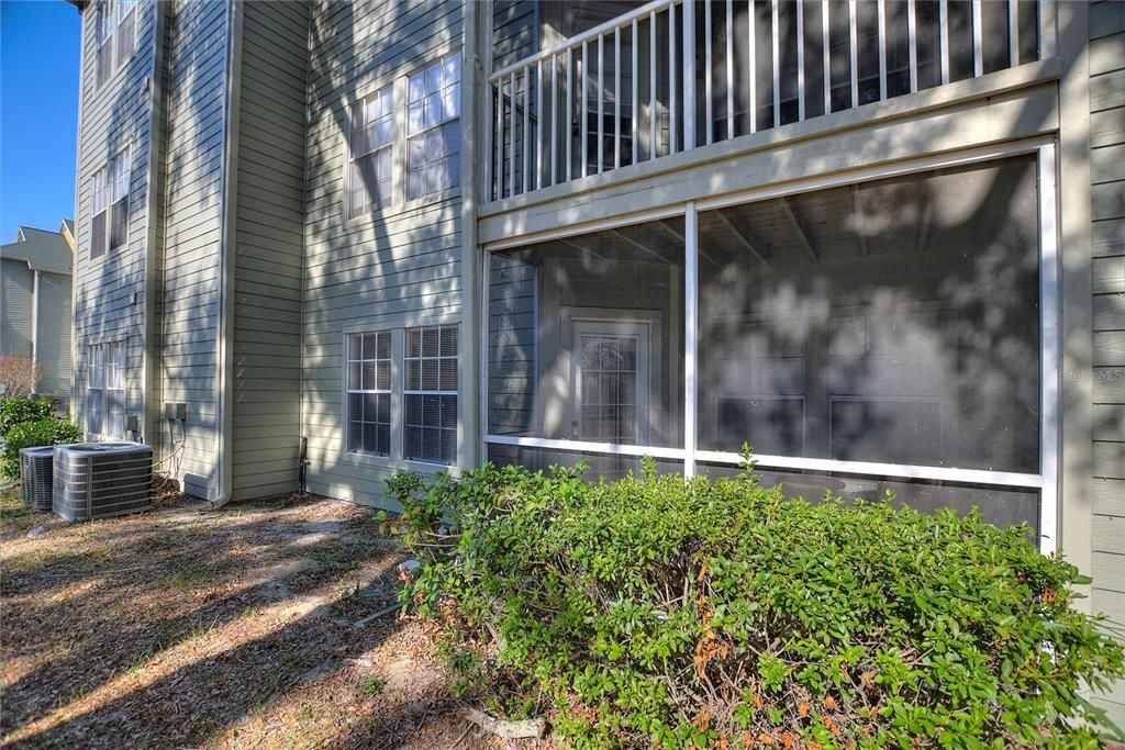 Screened patio