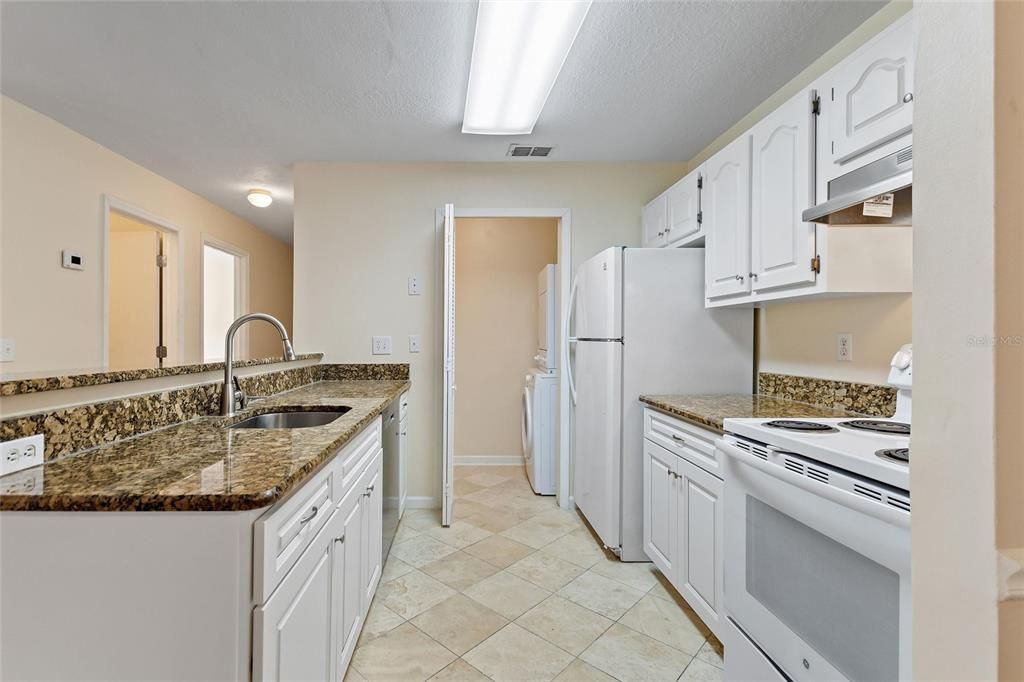 Kitchen with granite counter tops