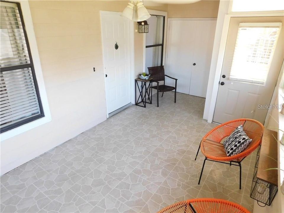 Enclosed Porch entrance