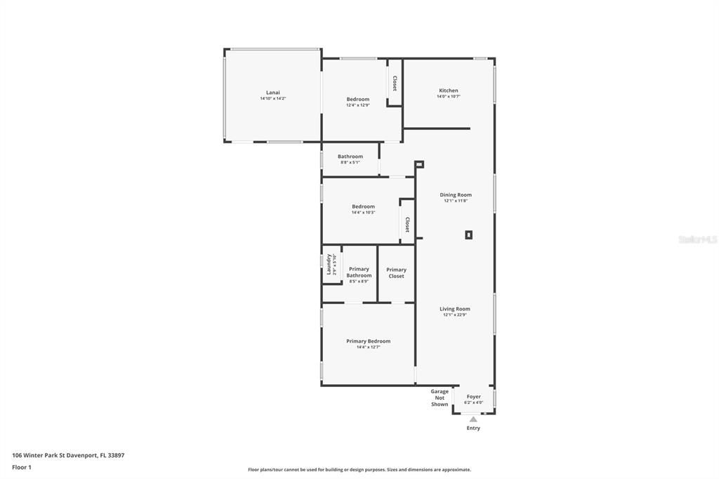 На продажу: $315,000 (3 спален, 2 ванн, 1594 Квадратных фут)