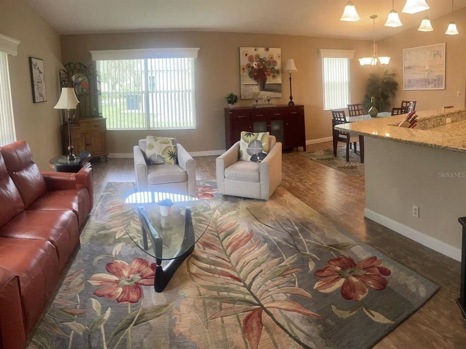 Living Room open to the Kitchen