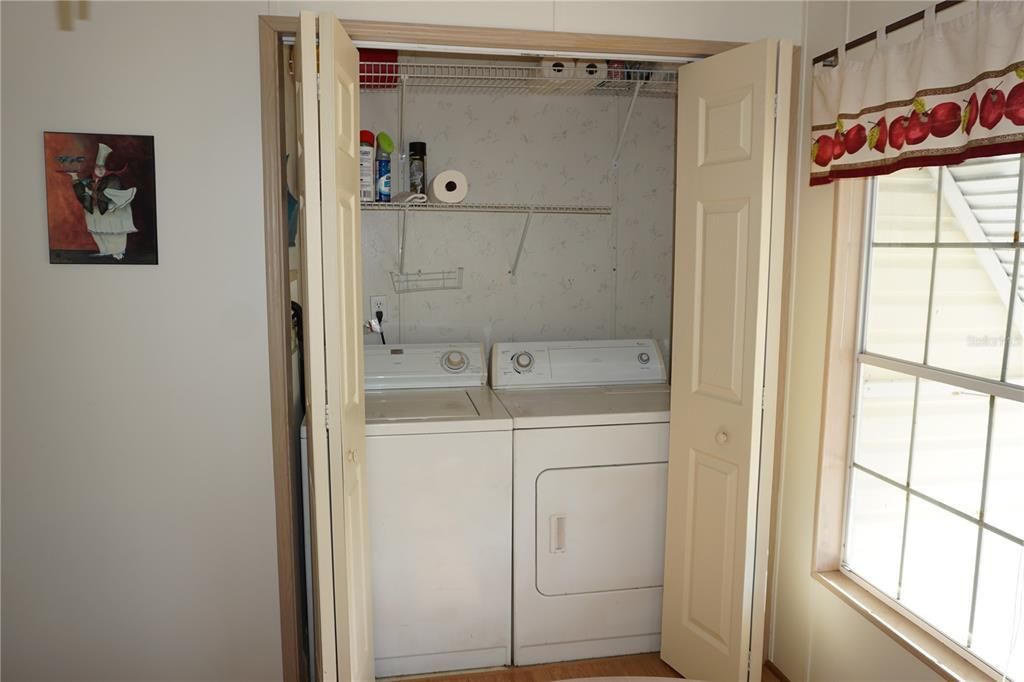 Washer and dryer included