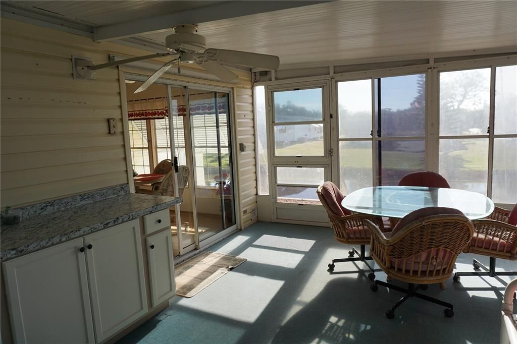 Screen enclosed lanai/Florida room