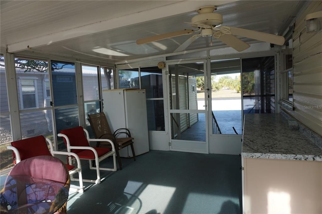 Screen enclosed lanai/Florida room