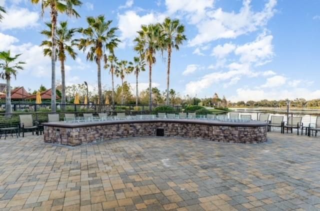 Great gathering place with outdoor firepit and amphitheater in eyes view