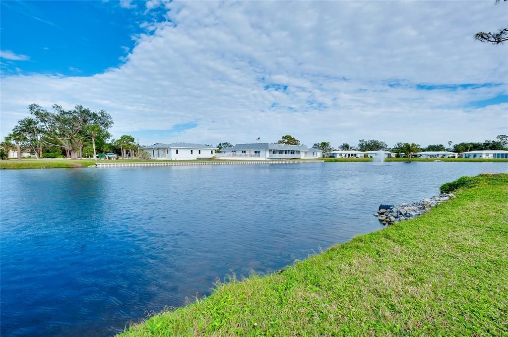 Water view from backyard.