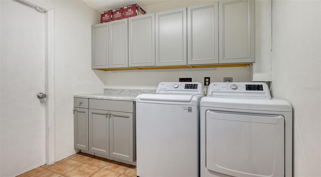 Laundry room.