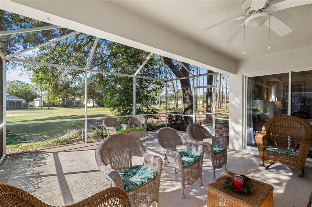 Covered and Extended Screened in Lanai