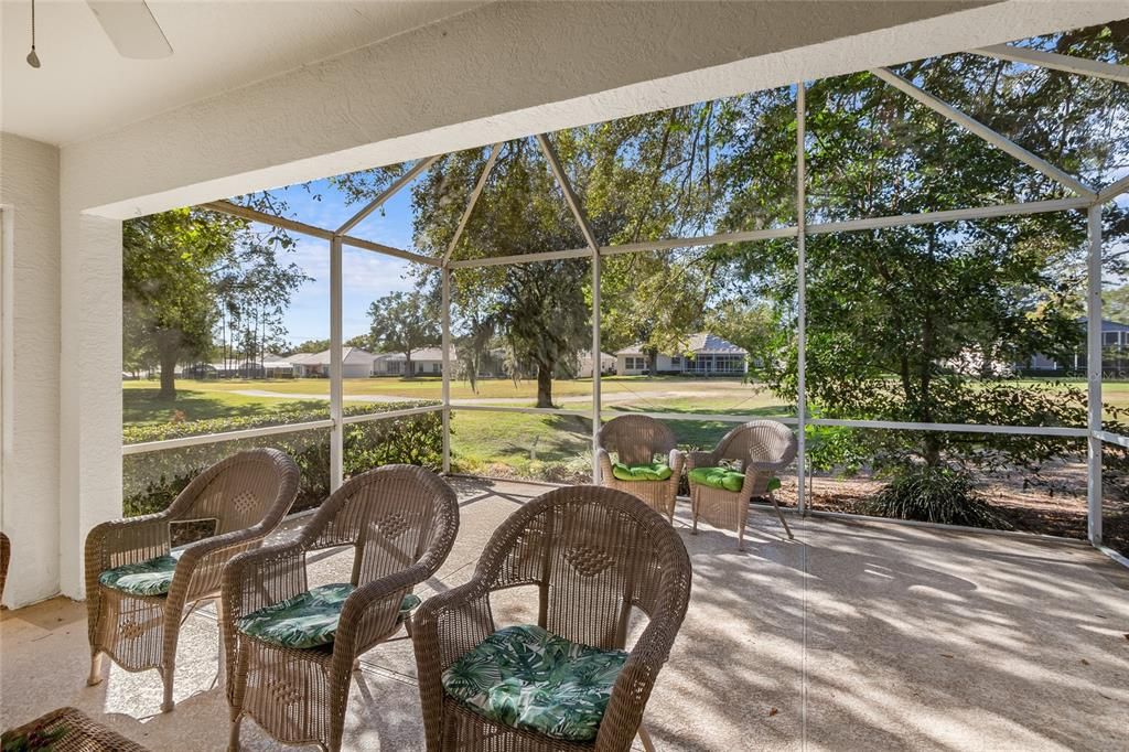 Covered and Extended Screened in Lanai