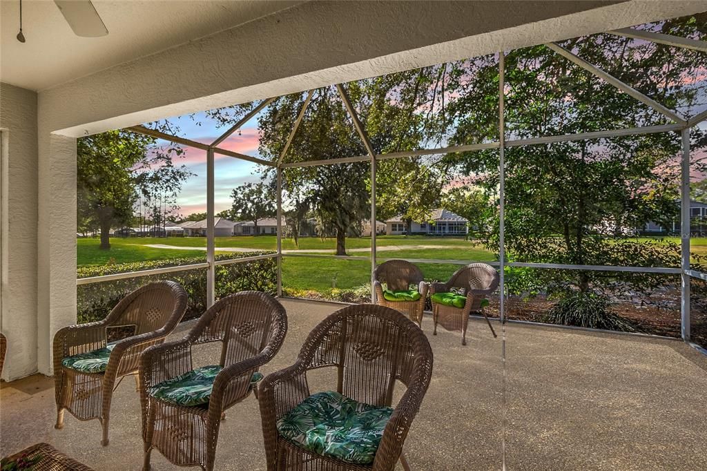 Covered and Extended Screened in Lanai