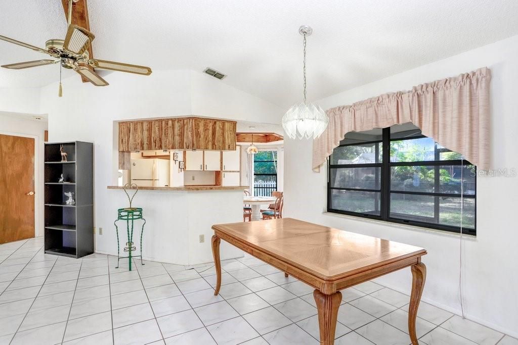 Dining Room and Family Room