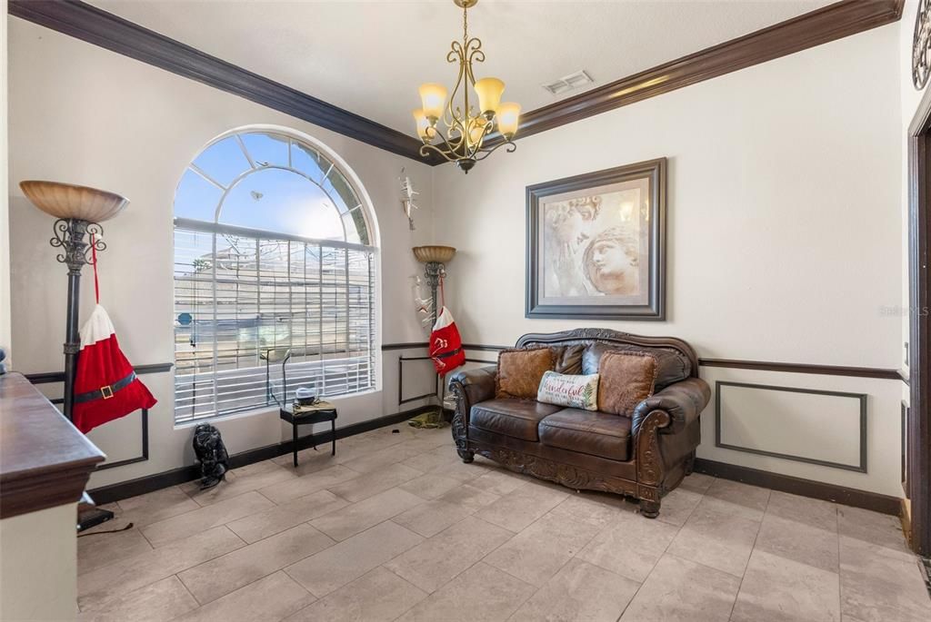 Formal dining room and living room!