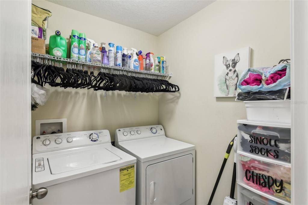 upstairs laundry room