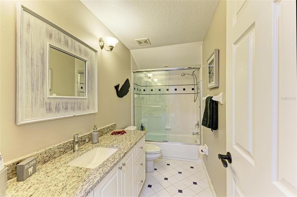 guest Bathroom 2 adjacent to the bonus room