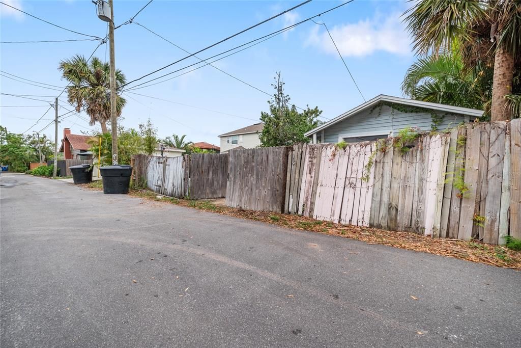 Paved Alleyway Access