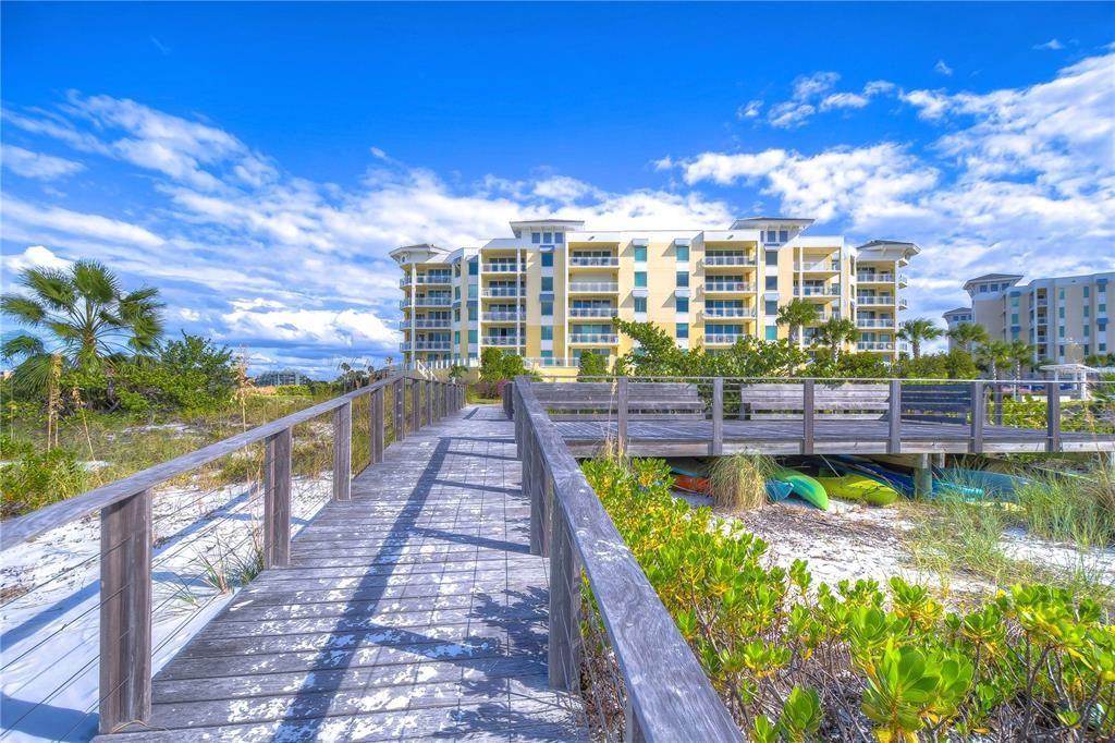 Beach boardwalk