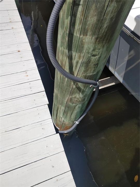 Water at boat slip