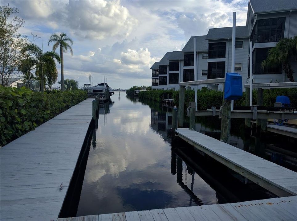 Assigned dock space. Dock on left cannot be used due to storms