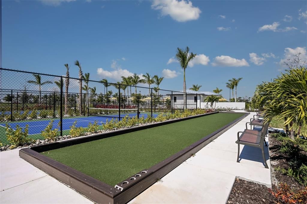 Bocce Ball Court at Clubhouse