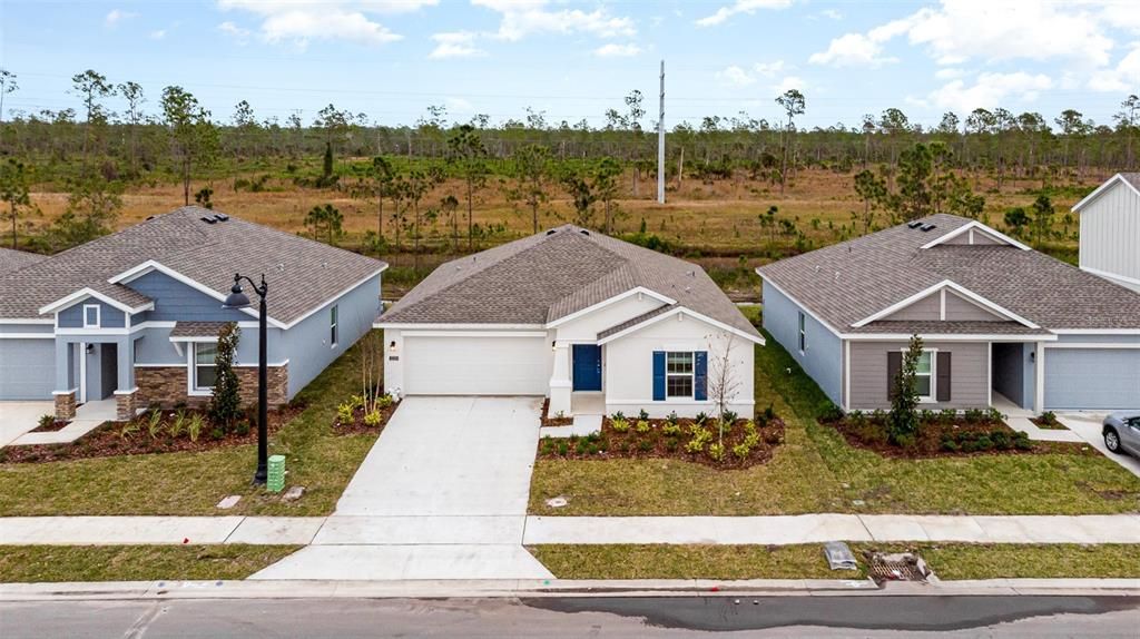 Conservation area behind the home with NO REAR NEIGHBORS.