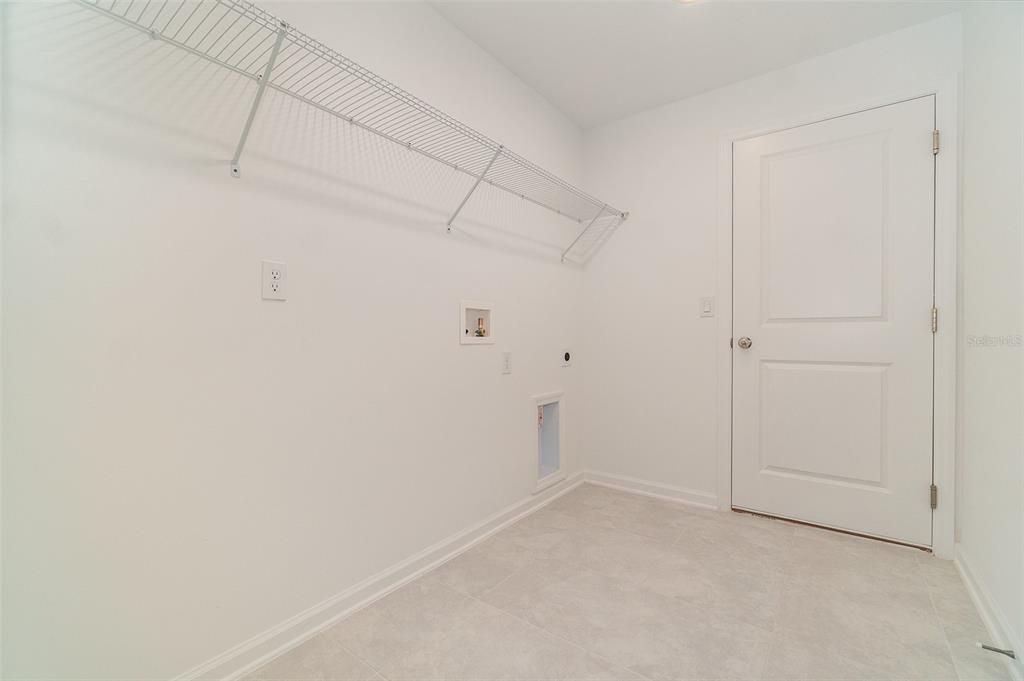 Indoor laundry room