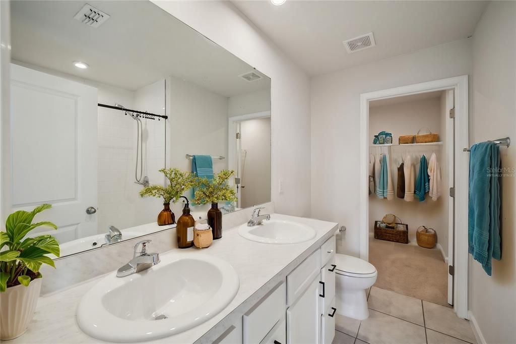 Master Bathroom - Virtually Staged