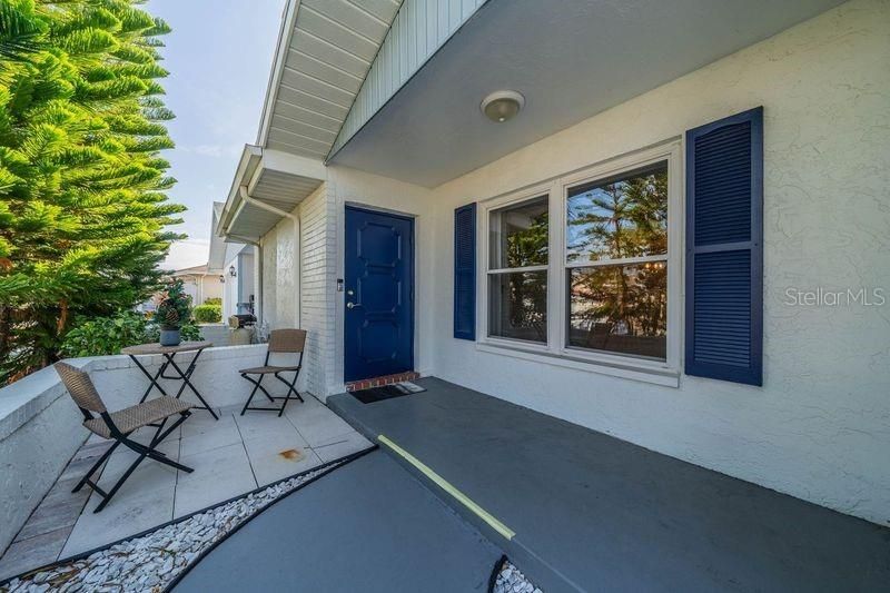 Porch and entryway