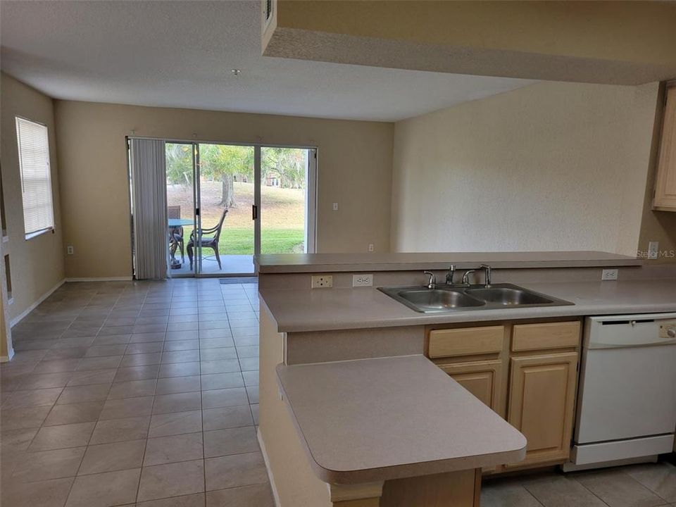 View of Living Room from Kitchen