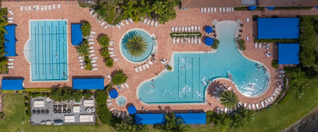 Lap pool, Resistance pool, Resort-style pool