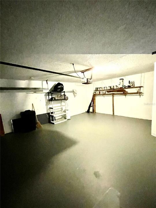 2 car garage with electric opener.