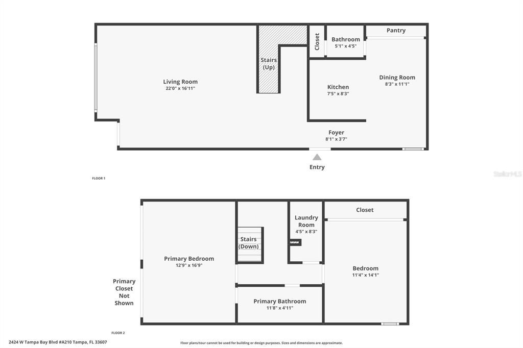 На продажу: $349,900 (2 спален, 1 ванн, 1440 Квадратных фут)