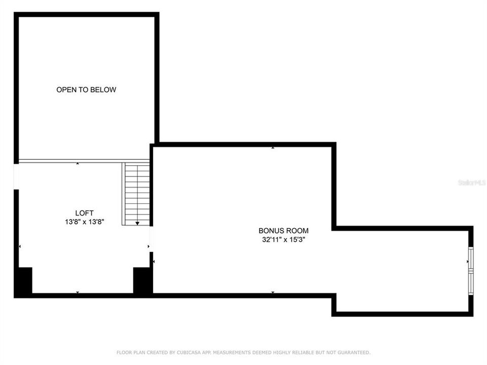 Second floor blueprint