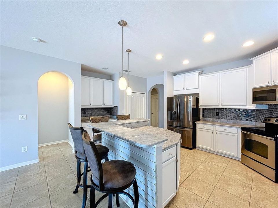 Updated kitchen with stainless appliances