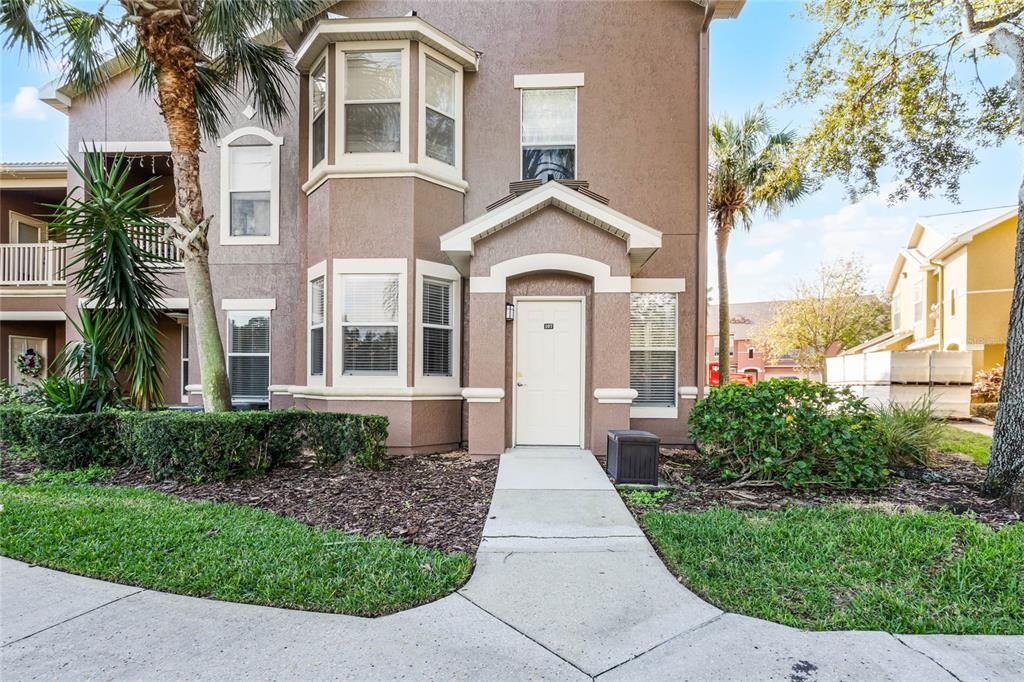 Front of Condo - Private Patio