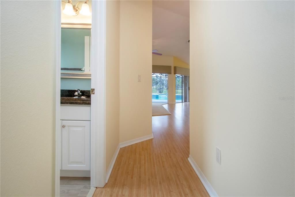 Hallway to Guest Bedroom & Bath