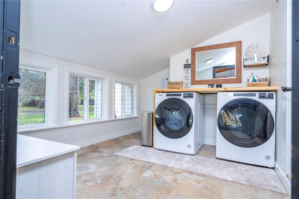 Laundry area