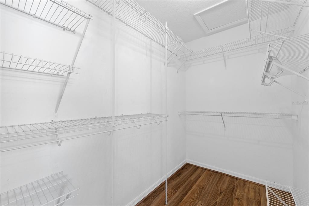 Primary Walk-in Closet