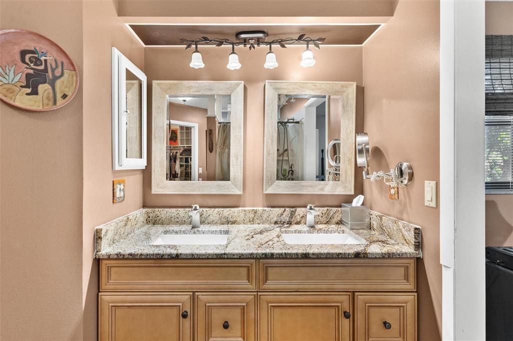 Primary Bathroom with Double Sinks