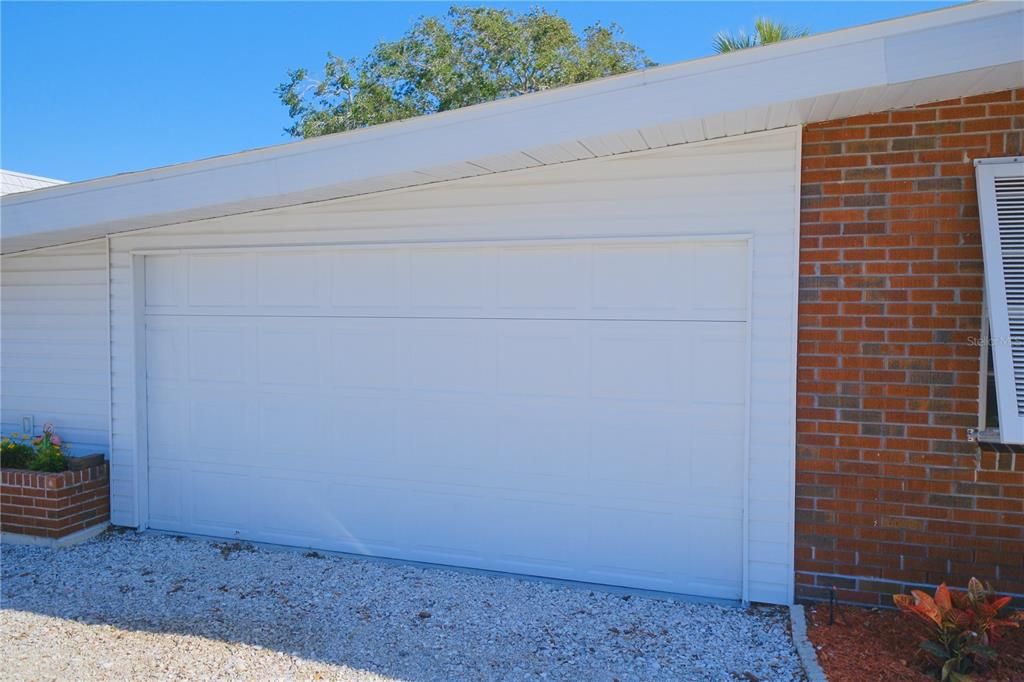 Car port was converted to double garage!