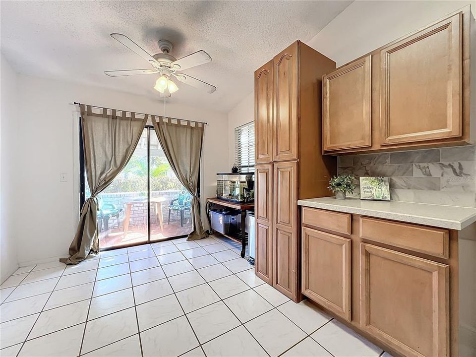 Sliding Door to Front Porch from Kitchen