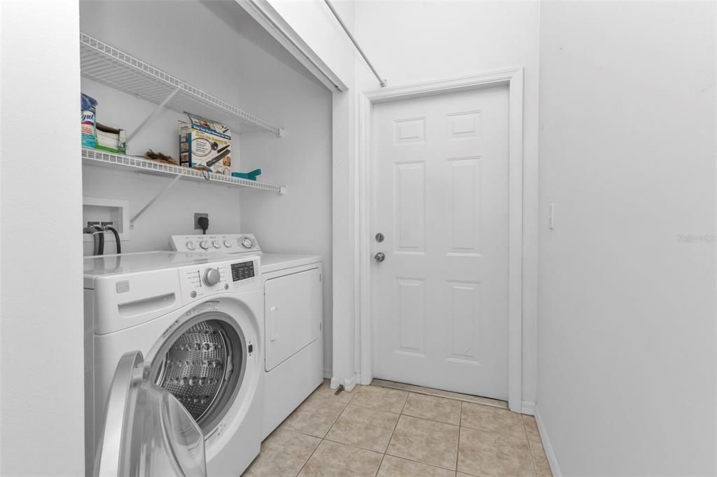 Hallway - Laundry Closet - Door to Garage