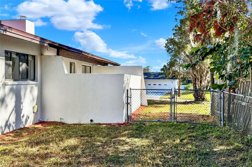 Create a relaxing  oasis in the private courtyard to the primary bedroom!