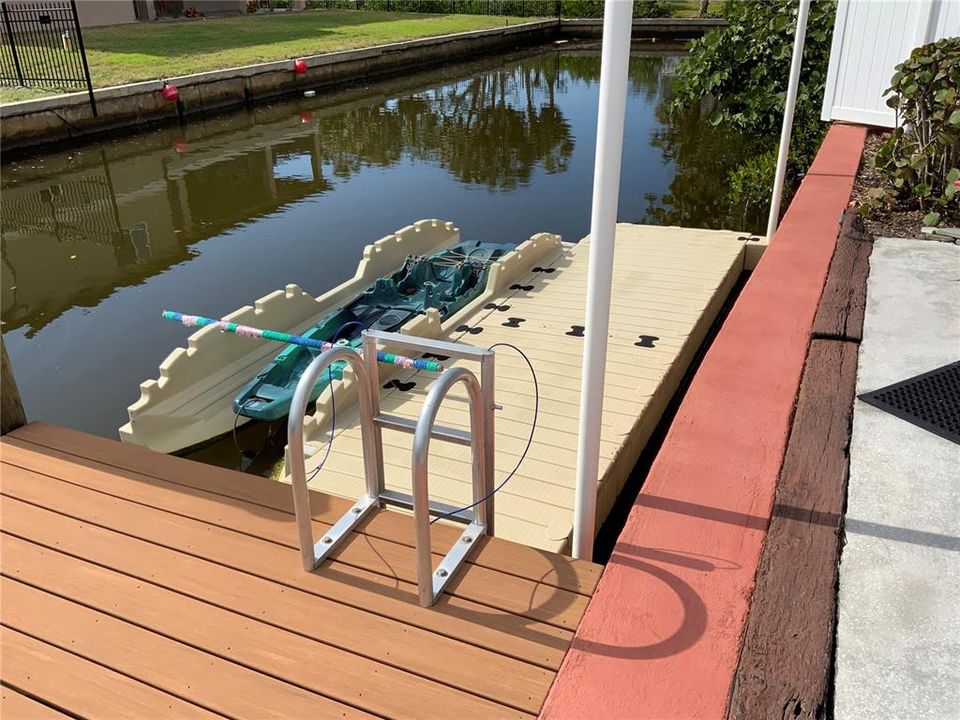 Floating Kayak dock